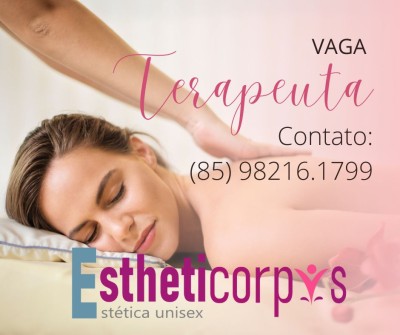 Vaga para Terapeuta Estheticorpus