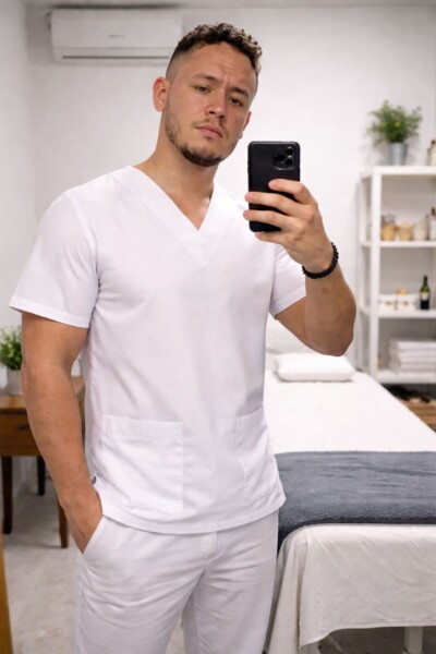 Duda e Ricardo Massagem